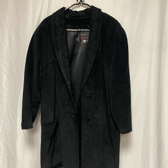 Vintage leather coat - Picture 1 of 7